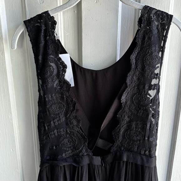 FRNCH Morgan Lace Trim Fit and Flare Dress NWT - Picture 6 of 10
